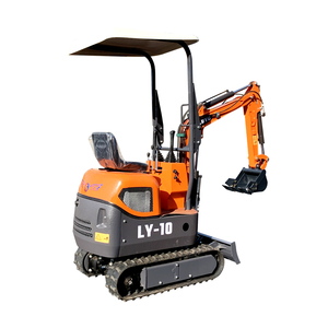 LUYU 1ton mini ekskavatör LY 10 japon Kubota üç silindirli motor