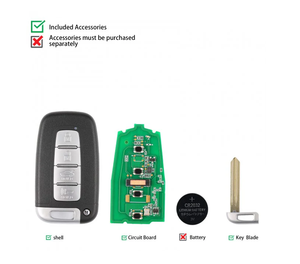 Hyundai için AUTEL IKEYHY004AL 4 düğme akıllı evrensel anahtar - Product Image 6