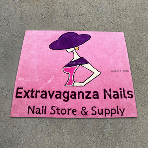 Tapis de signalisation pictural personnalisé tapis de couloir décoratifs faits à la main tapis de mur à mur pour la maison