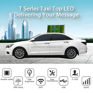WSLED Double face P2.5mm modulo Taxi Top Display a LED schermo impermeabile tetto auto 4G USB Wifi controllo SMD pubblicità Display a LED - Product Image 4