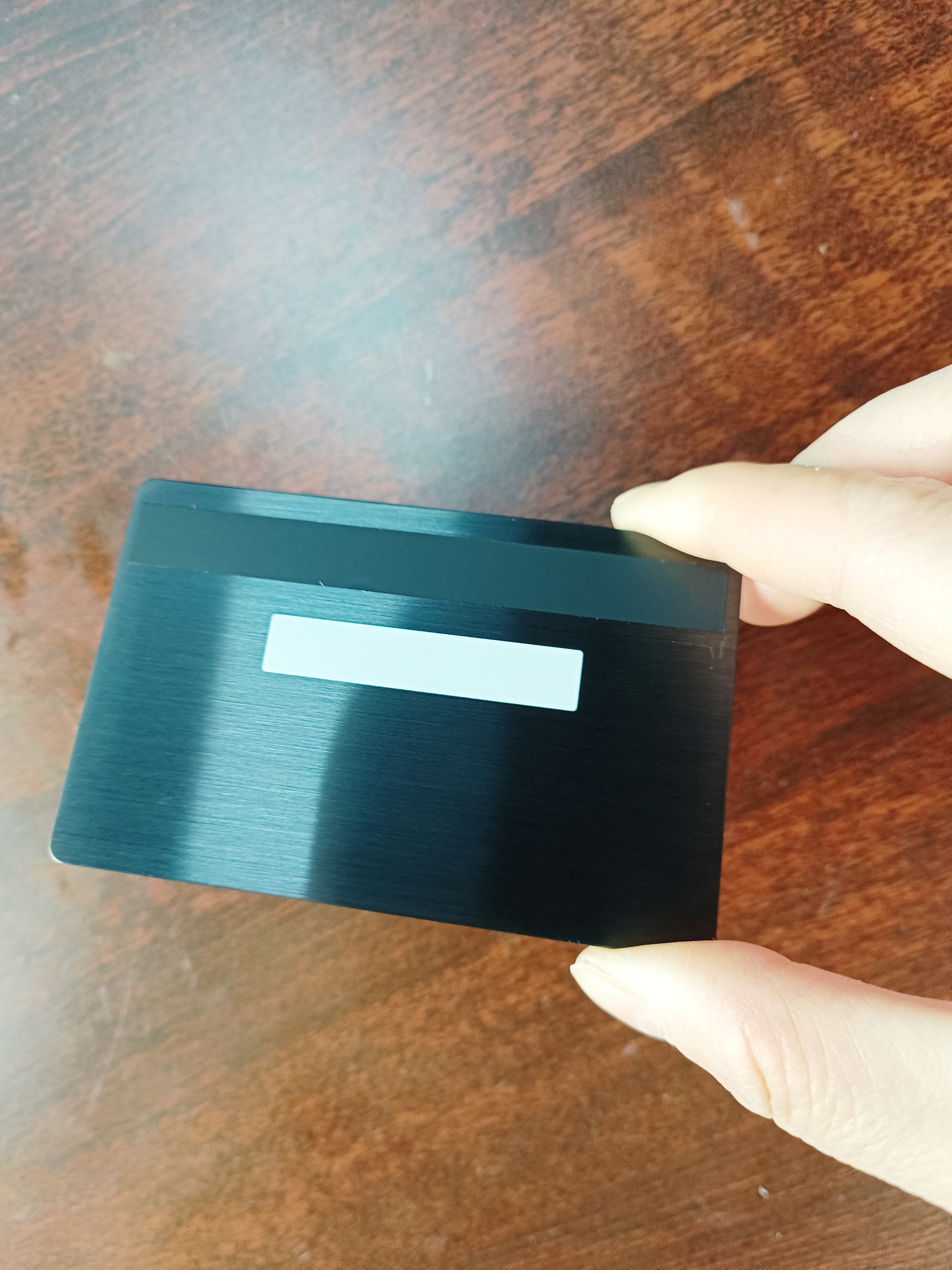 black brushed