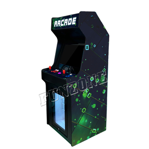 Máquina de arcade vertical para 4 jugadores con juegos retro múltiples Monitor de 32 "con refrigerador - Product Image 1