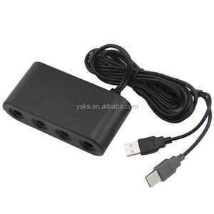 3-in-1-Adapter für GameCubes-Controller 4-Port-Adapter für NGC-zu-Wii-U-USB-Konverter mit PC-Funktions unterstützung Turbo - Product Image 3