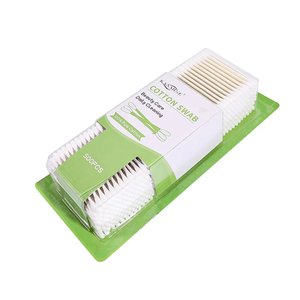 500Pcs Thân Thiện Với Môi Đôi Vòng Mẹo Bông Nụ Giấy Gậy Với Vỉ Bao Bì Thuận Tiện Làm Sạch Chăm Sóc Helper - Product Image 5