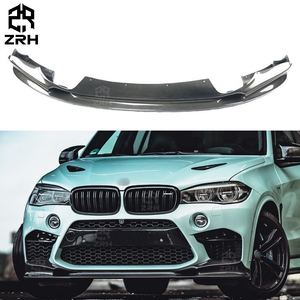 3D Style Carbon Fiber Front Bumper Front Lip for BMW F85 <strong>X5M</strong> Carbon Fiber Front Lip - Product Image 1