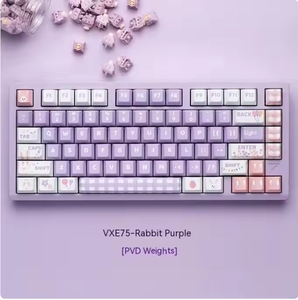 Teclado mecánico inalámbrico ATK VXE75, 3 modos, 2,4G, teclado BT, teclado de aluminio RGB, tecla completa, teclado de intercambio en caliente para jugadores - Product Image 4