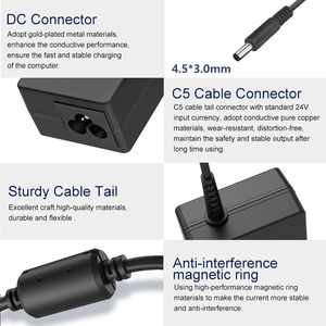 Cargador de ordenador portátil de 90W al por mayor, fábrica personalizada, 19,5 V, 4.62A, 4,5x3,0, adaptador de corriente para portátil Dell - Product Image 4