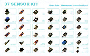 AEAK-Módulos de sensores para arduino 45 en 1, Kit de iniciación mejor que el kit de sensor 37 en 1, UNO R3 MEGA2560