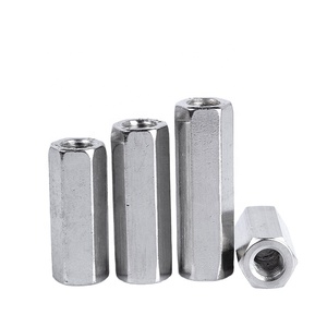 304 Stainless Steel Hexagon Long Nut M6 <strong>Coupling</strong> Passivated M8 Connecting Nut <strong>M3</strong> M4 M5 M6 M8 M10 M12 M14 M16 M18 M20 M22 M24 - Product Image 1