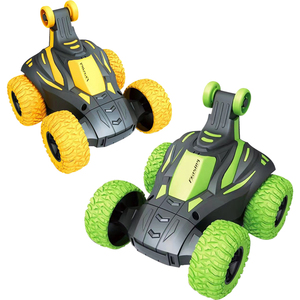 Kids 360 Degrees Rolling 27Hz Remote Control Stunt Vehicle Toys USB Rechargeable Upright Walking <strong>4CH</strong> <strong>Rc</strong> Stunt <strong>Car</strong> With <strong>Light</strong> - Product Image 1