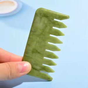 Siyah gül kuvars yeşim masaj kristal kazıma aracı Guasha tarak - Product Image 4