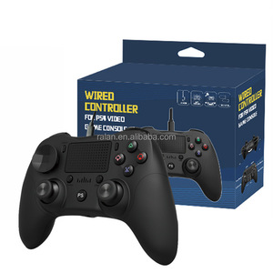 RALAN-mando de consola de fábrica, mando con cable para Play Station 4