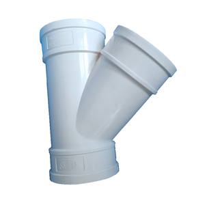 Tutkal bağlantısı ile 50mm PVC drenaj borusu uydurma y-tee tipi özelleştirilebilir ODM desteği - Product Image 1