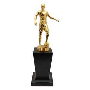 Metal <strong>Gold</strong> Plated Large Blank Large <strong>Cheer</strong> Dance Star Trophy - Product Image 3