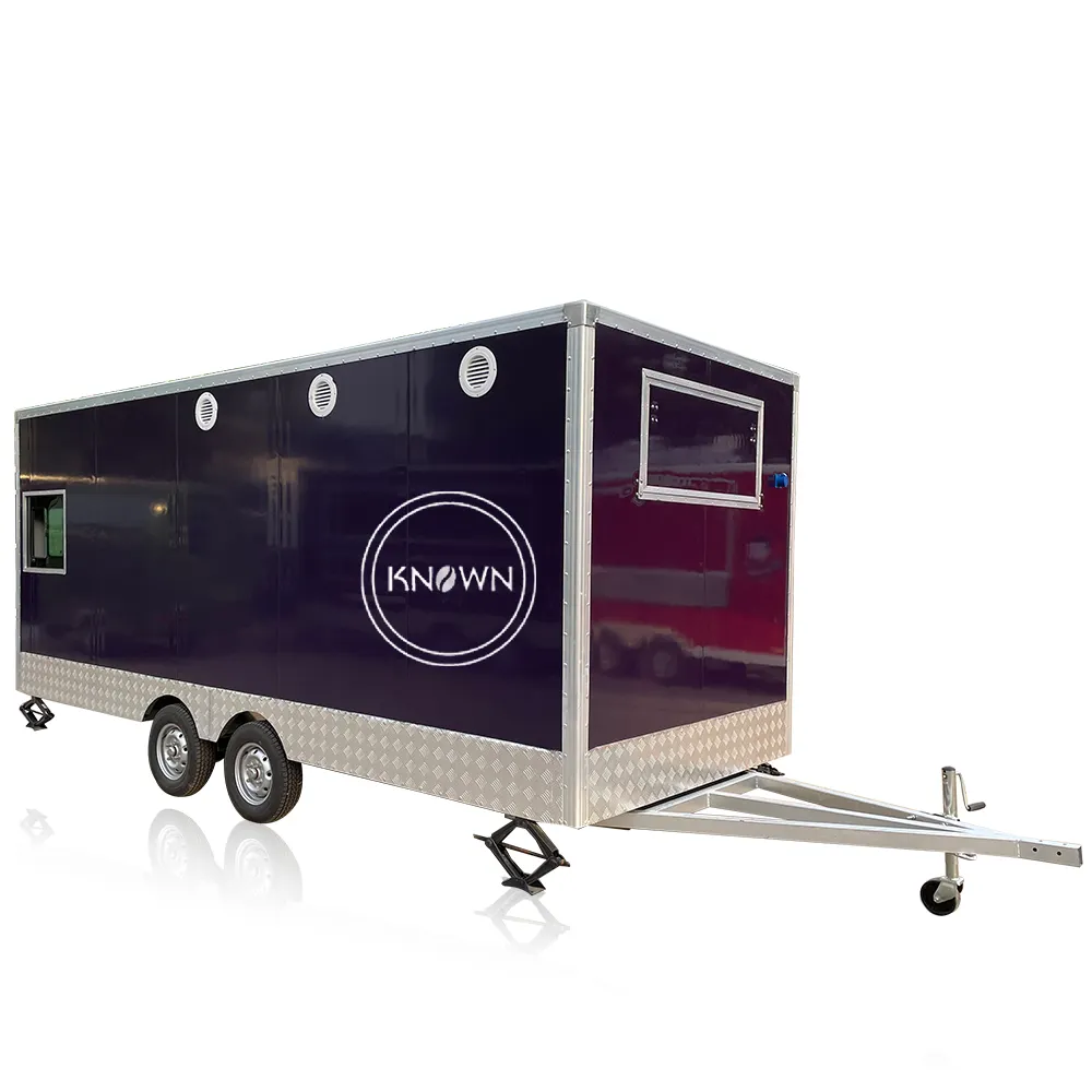Коммерческий трейлер для продажи еды, грузовик с кремом, прицеп для кофе, полностью оборудованный трейлер для концессии еды