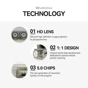 Dual Lens Dynamic Welcome Door Light for Lexus ES IS LX RX GS GX LC <strong>RC</strong> UX LS New Car Icon HD <strong>Lamp</strong> <strong>LED</strong> Projector Ghost Shadow - Product Image 6