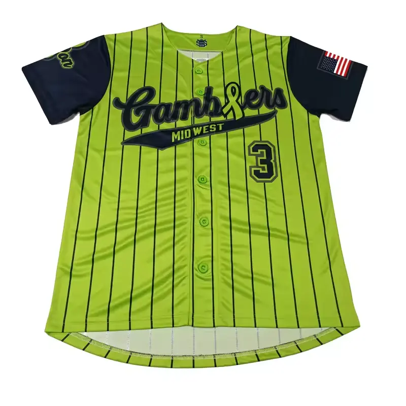 Camisetas de uniforme de béisbol bordadas personalizadas, camisetas de béisbol al por mayor, camisetas deportivas