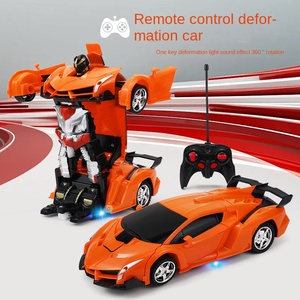 Deformasyon Robot uzaktan kumanda araba elektrikli spor oto modeli yarış rc drift araba işık oyuncak ile çocuk hediye için - Product Image 2
