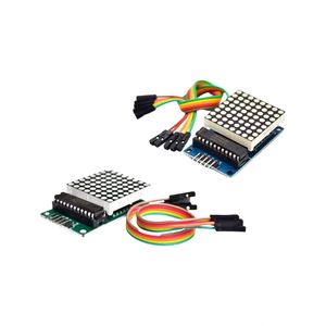 MAX7219 Dot Matrix Module Control Mikro controller modul LED-Anzeige modul Draht lieferung - Product Image 1