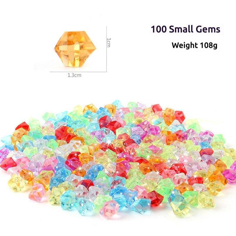Pequeña piedra preciosa 100PCs