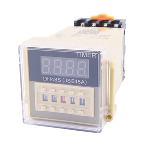 Controlador de tiempo industrial DH48S, relé de tiempo de retardo SPDT con enchufe DC12V - Product Image 2