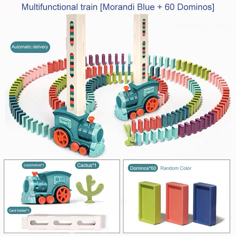 Blue+60 pcs dominoes