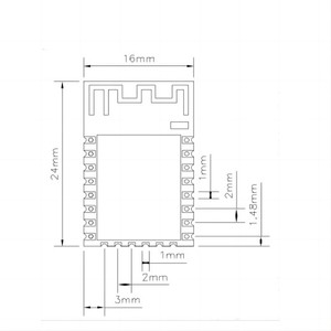 ESP-12S ESP8266シリアルポートからWiFiモジュールESP-12E ESP-12F ESP-12S