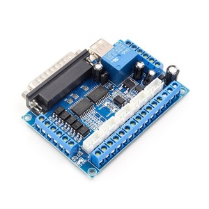5 achsen CNC Breakout Board Schrittmotor Fahrer MACH3 Parallel Port Control Modul Controller mit Optische Koppler USB Kabel