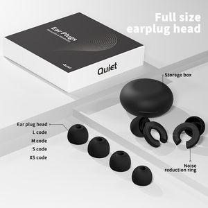コンサート用ケース付きの新しいデザインのハイファイミュージシャンフィルターシリコン耳栓 - Product Image 6