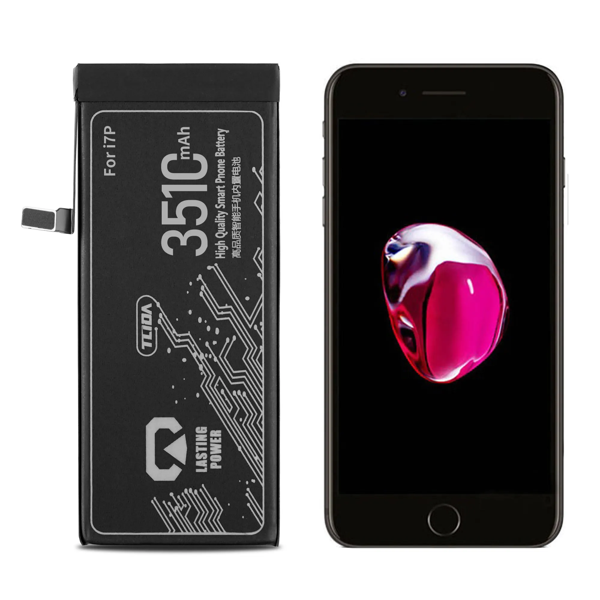 Pin Dung lượng 2022 iPhone tlid cho iPhone 5 6 7 8 11 12 13 x XS XR Max Pro pin di động cho iPhone7