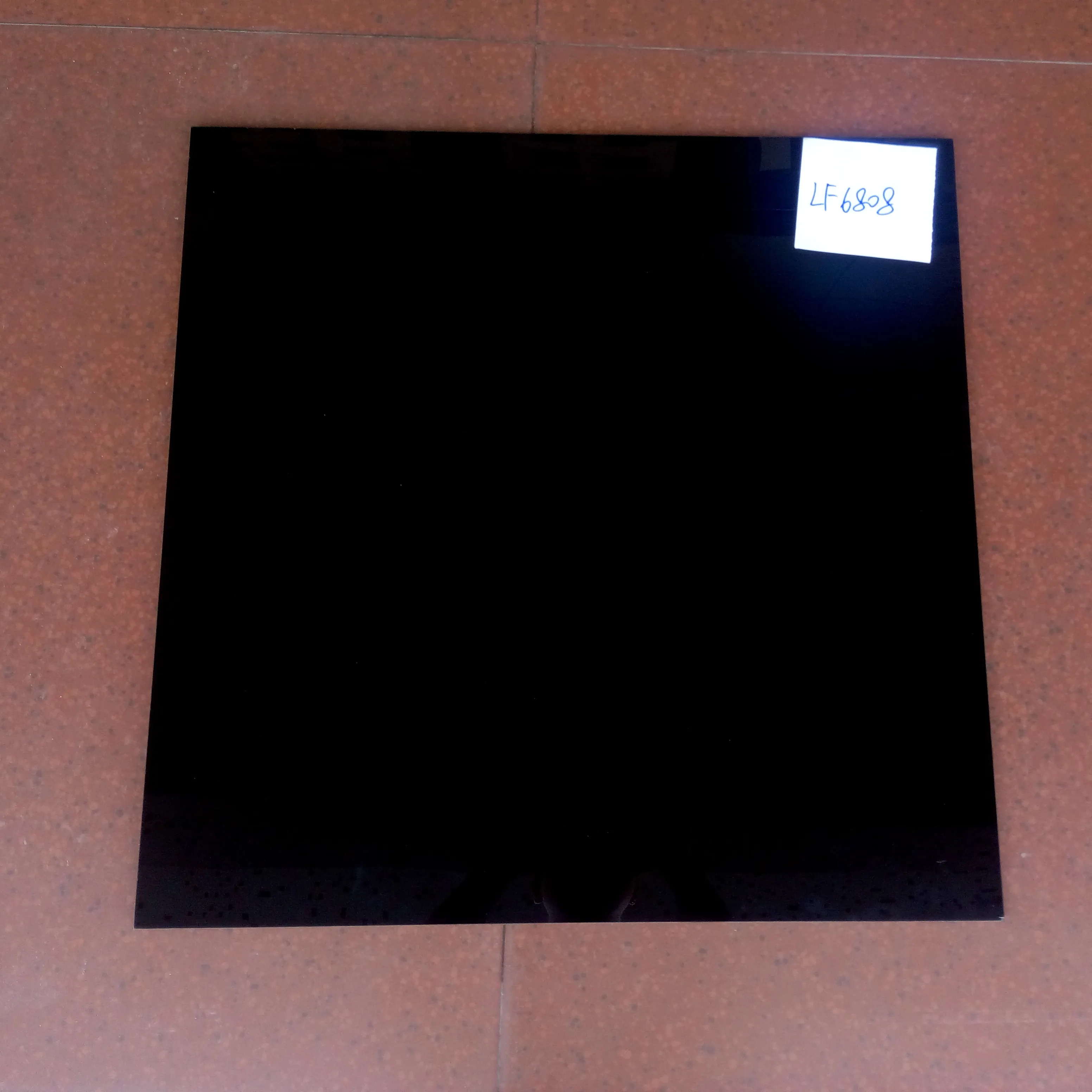Zwarte Tegels Badkamer Binnentegels 600X600Mm 800X800Mm Geglazuurde Keramische Tegels Voor De Vloer