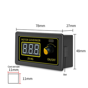 ZK-MG DC5-30V 5A PWM DC regolatore motore regolabile velocità Encoder Display digitale ciclo di funzionamento frequenza MAX 15A Controller motore - Product Image 2