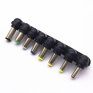 Adaptador de computadora con cabezal de conversión de energía, adaptador de CC de 8 posiciones, pie doblado con PIN, DC5.5 * 2,1, interfaces de modelo múltiple - Product Image 4