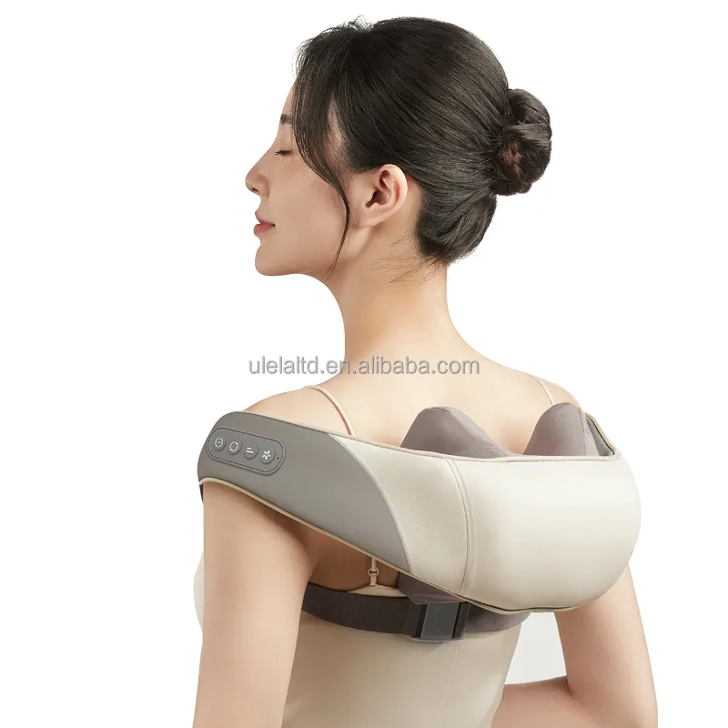 Masajeador de cuello Shiatsu portátil Masajeador de cuello y hombros eléctrico para amasar el cuello