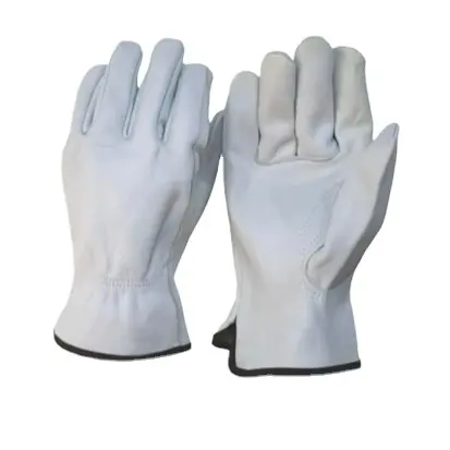 Guantes de cuero de trabajo de piel de vaca para Protección Laboral hechos a medida para camión multifunción almacén jardinería granja hombres mujeres