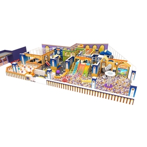 400 mét vuông 3 m chiều cao khổng lồ mềm chơi với LED Slide cát Hồ bơi mini Trampoline và Carousel - Product Image 3