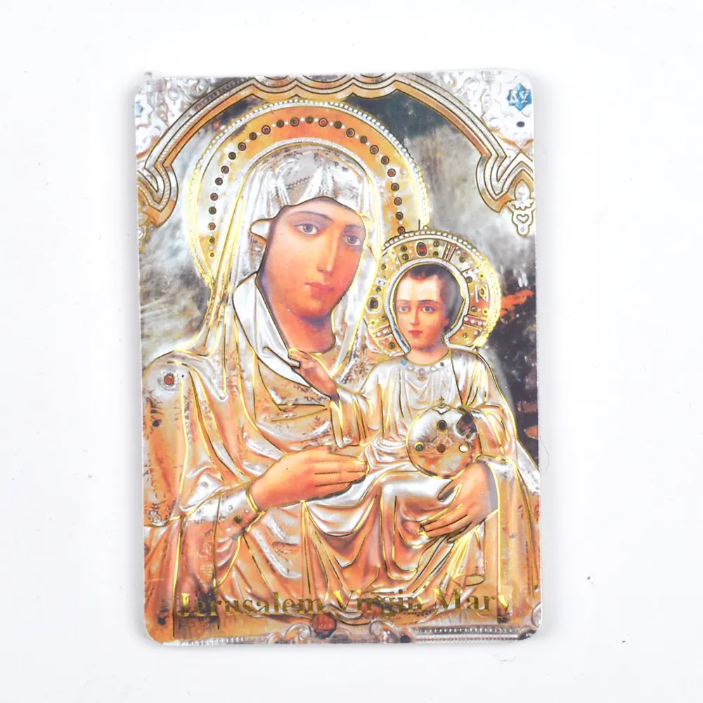 Ortodosso icone Souvenir 3D Vergine Maria Magnete Del Frigorifero