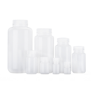 Botella de Laboratorio de Ciencia, 1000m, l1L, HDPE, con cierre de PP, natural, boca ancha, contenedor de tapas para productos químicos - Product Image 5