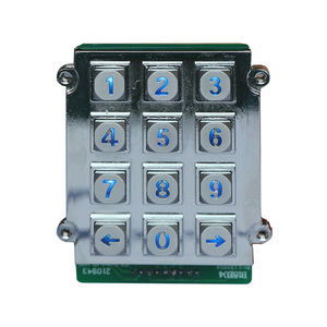 3x4 12 tasto della tastiera/IP65 tastiera in metallo/impermeabile tastiera a matrice per il controllo di accesso - Product Image 4