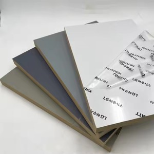 18mm parlak akrilik UV ayna yüzeyi MDF tahta levha melamin mat PET MDF levhalar - Product Image 1