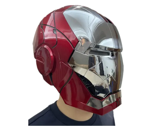 Marvle robô brinquedo masculino, capacete de ferro rádio robô 1/1 cosplay, abertura automática e fechamento de voz, controle robô, brinquedos para crianças