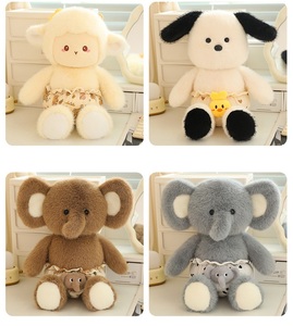 Cuddle bonito carneiro fofo elefante pelúcia brinquedos personalizados pelúcia nenhum mínimo animais recheados