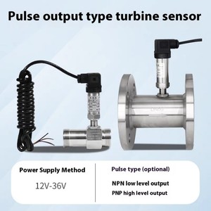 DN4純粋な水流量計チャックねじタービン無純度出力4-20mAパルスRS485通信ターボセンサー - Product Image 4