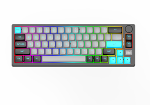 OUSAID DK67 <strong>Keyboard</strong> 60% RGB Mechanical <strong>Bluetooth</strong> 2.4G <strong>Wireless</strong> Hot Swap Anti Ghosting <strong>Keyboard</strong> Mini Gaming <strong>Keyboard</strong> - Product Image 2