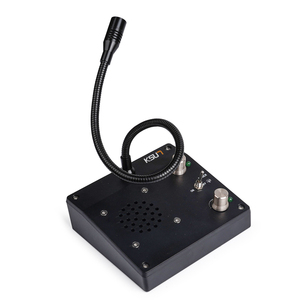 KSUN Q52 Intercomunicador de doble vía Banco de ventana Walkie Talkie de 2 vías Altavoz inalámbrico para mostrador de hospital de banco