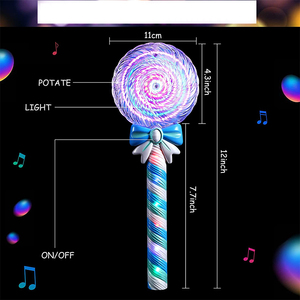 Đồ Chơi Phát Sáng Led Kẹo Mút Que Phát Sáng Que Đũa Thần Tiên Nhấp Nháy Công Chúa Cho Bé Gái Kẹo Mút Chú Hề Jumbo Trang Trí Trang Phục Tiệc Sinh Nhật - Product Image 2