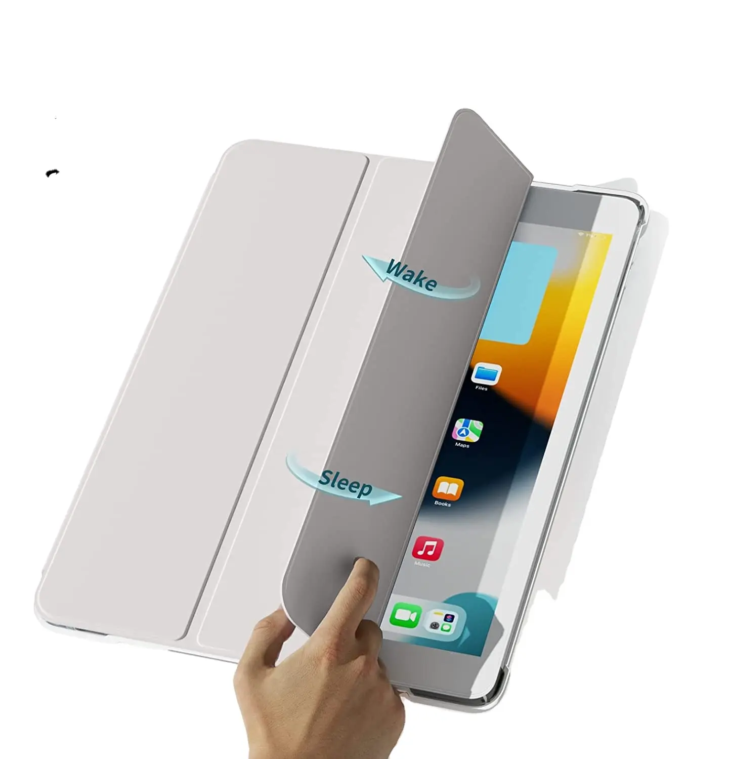 Cover posteriore per ipad 8 gen Auto Sleep/Wake con custodia portamatite e cover per ipad 9 10.2 generazione 2021