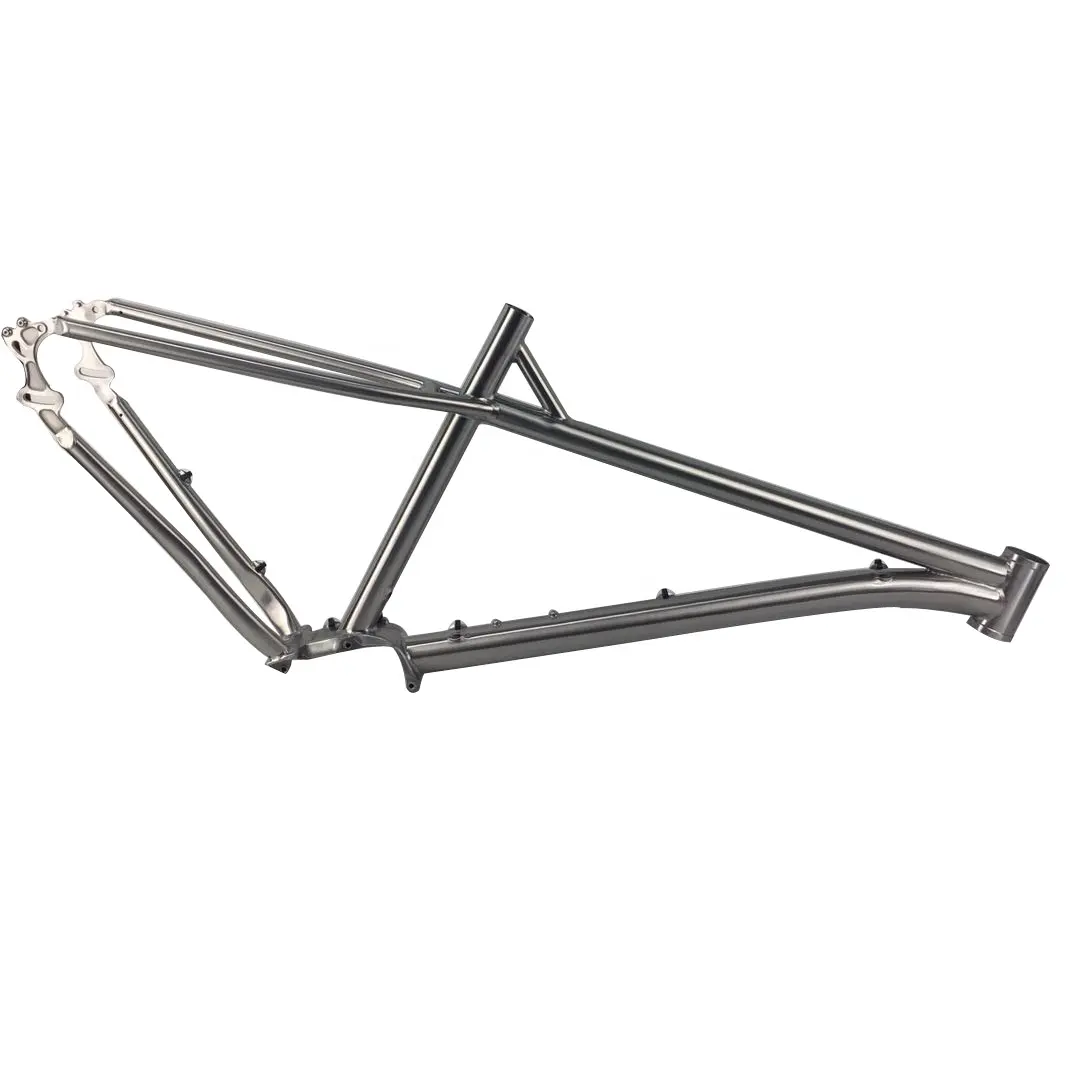 Cuadro de bicicleta piñón de titanio raro Gr9 3AL/2,5 V en venta