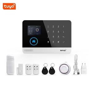 Suite de sistema de alarma de seguridad inalámbrica inteligente Panel de sistema de alarma WiFi inteligente Sistema DE SEGURIDAD GSM Tuya con control de aplicación