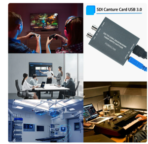 Tarjeta de captura SDI a USB HDMI Audio Video HDMI y SDI Loopout con HD USB3.0 1080P Salida Grabadora de entrada SDI Transmisión en vivo - Product Image 5